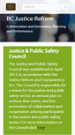 Mobile Screenshot of justicebc.ca